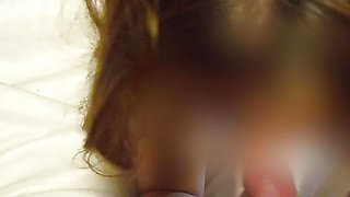 Beautiful European  with two cocks