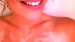 German Teen's Bathtub Masturbation ASMR