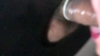 Girlfriend Sucks Condom off Stranger at Glory Hole