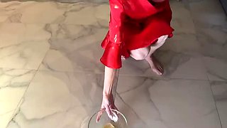 Mistress Mary Makes Slave Lick Pussy & Drink Piss - HD Femdom Toilet Humiliation