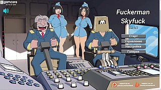 Wild threeway featuring skyhigh and intense anal action