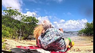 A Memorable Blow Job on Our Small, Private Beach on Oahu, Hawaii