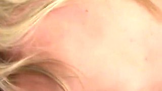Small titted blonde Bianka Brill rides Max Deeds's big and hard dick