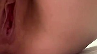 Peeing in the Bathroom During Orgasm Close-up, a Lot of Urine