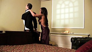 Lovely Diana and Ebony's hardcore video