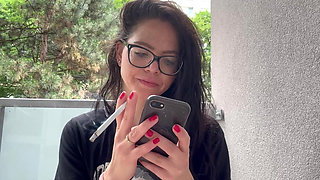 Smoking When Answering You Here