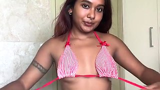 Petite Girl - Try On Haul: Watch This Petite Indian Try On Cute Lingerie