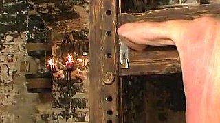 Drill and Discipline with Whips, Weights Pulling the Cock and Sack Long