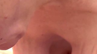 Mature Amateur Sucking the Cum Out of Her Friends Cock and Swallowing!