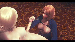 Jujutsu Kaisen Hentai - Nobara Handjob and 69 with Futanari - Japanese Asian Manga Anime Film Game Porn