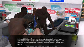 BBC NTR GAME: GANGBANGED IN A STORE
