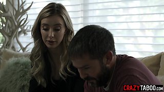 Kinky Haley Reed deepthroated before sex
