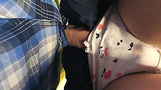 Jessy Amateur Japanese Wife Groped and Fucked by Stranger on Subway - Cock in Panties Creampie