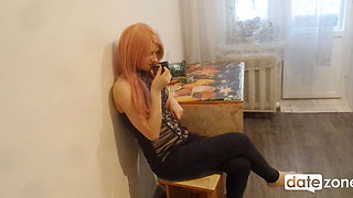 An Usual Afternoon After Work; Tea and Masturbation