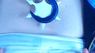 Pervy Roommate Wanted to See My Luna Snow Cosplay so I Dominated Him