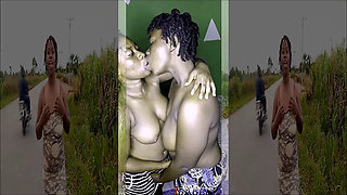 Outdoor Chubby Strap-on Fucks Teen Girlfriend