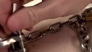 Chastity Cage Vibrated Then I Steal the Orgasms