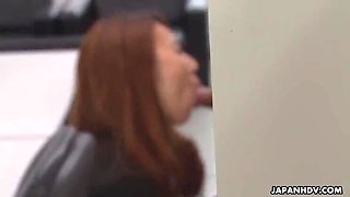 Hot Japanese Secretary Mai Takizawa Gives Deep Throat Blowjob - Uncensored JAV