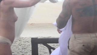 Beach Fuck - Vow Renewals and Cum on My Face