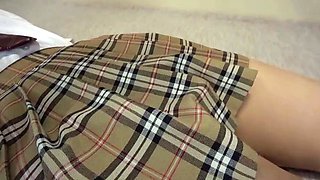 Amateur Asian MILF Lucky Masturbating Hairy Twat