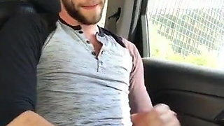 Cum eater in the car