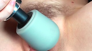 Extremely Dripping Juicy Pussy After Vibrating Clit