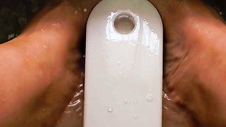 FetishEdition - Only a nice footbath - nothing else- FULL VIDEO - footfetishfashion