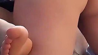 MILF Gets Her Clitoris, Plump Pussy and Legs Massaged, Fingered, Fucked Missionary and Doggy