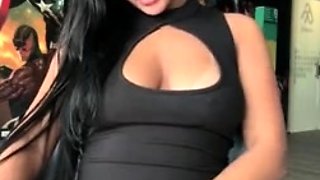 Cute curly brunette solo webcam masturbation