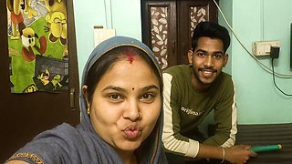 Indian Bangali Bhabhi New Couple Merried Injoy Indoor Bed Romance By -Wife2