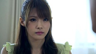 Asian schoolgirl strips and toys hairy pussy solo