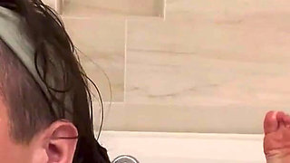 Tattooed PAWG Plays in the Tub and Vapes