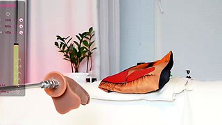 Beautiful Sonya having a horny solo toy masturbation