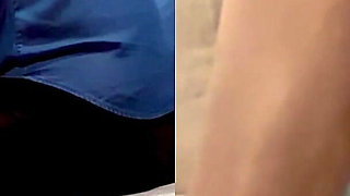 Sub on His Knees with His Balls Chained Behind Him Has His Cock Milked and Orgasms Ruined 4 Times in a Row