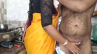 Indian Housewife Kitchen Sex - Hot Desi Aunty Hardcore Role Play