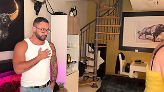 The mad rush to pleasure continues for Sally! - Jacquie et Michel TV