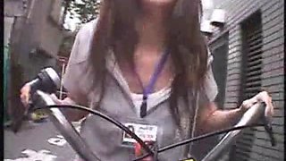 Teen gets magic bike for a present    : Blowjob, Asian  Solo Porn