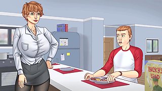 Landlady's naked surprise ignites wild, naughty passionate intimate play