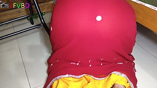As Bhabhi's Head Got Stuck Under the Bed, Her Brother-in-law Inserted His Penis Into Her Ass and Started Fucking Her