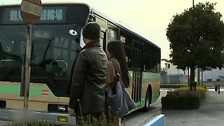 Biggest bust on an asian babe getting manhandled in a bus