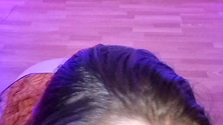 Witch, Blowjob on Knees. Monster Dildo