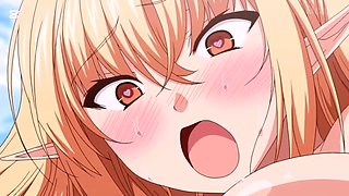 The Elf princess afflicted by the aphrodisiac spell hentai 2