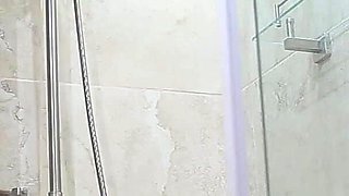 Fat Guy Wild Fuck Skinny Girl in Shower