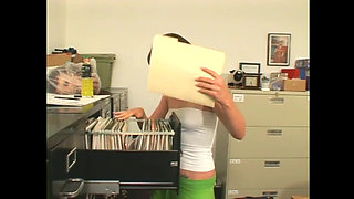 The New Teen Secretary Is Really Cute and the MILF Boss Tries to Fuck Her in the Office
