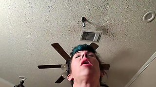 Horny buffed milf gets he pussy fucked hard