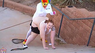Mia Dior In Fucks Gibby The Clown After Playing Tennis