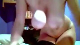 Huge Hanging Breasts on Webcam MILF
