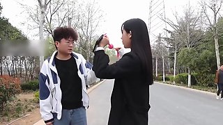 Chinese Girl Public Bondage