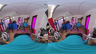 Intense Workout in Gym - Big Tits Chubby Pornstar Hardcore VR