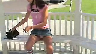 Solo skater cutie chloe masturbates